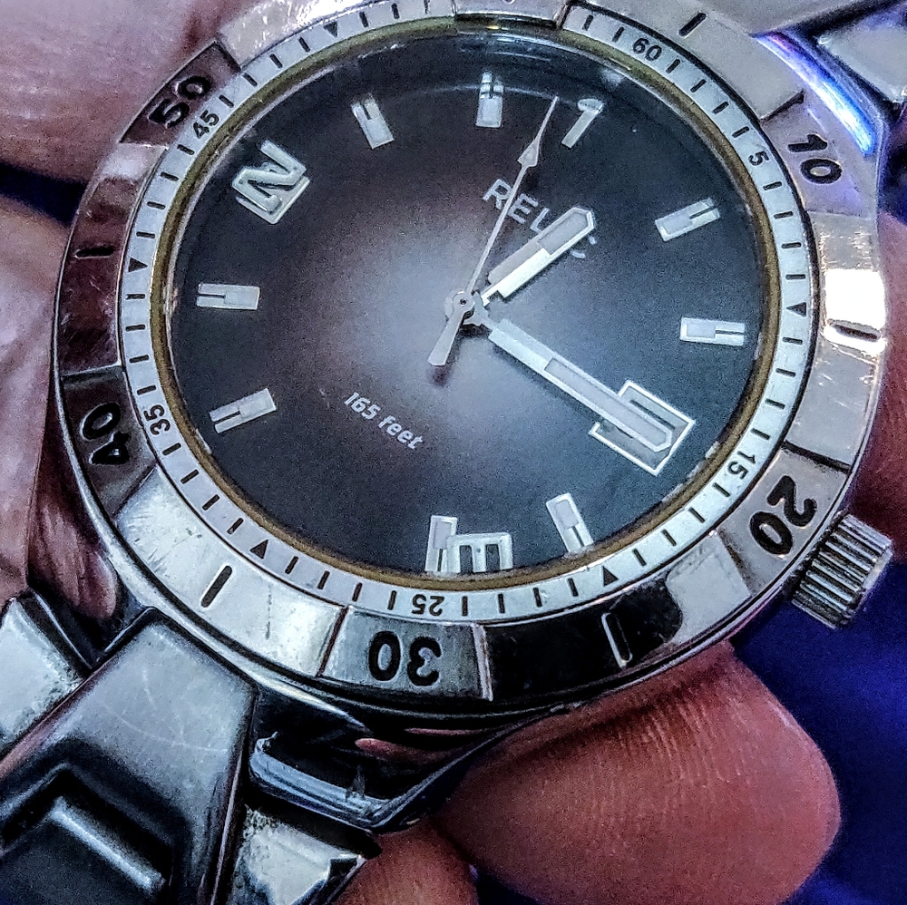 Relic by Fossil 41mm diver mens watch
